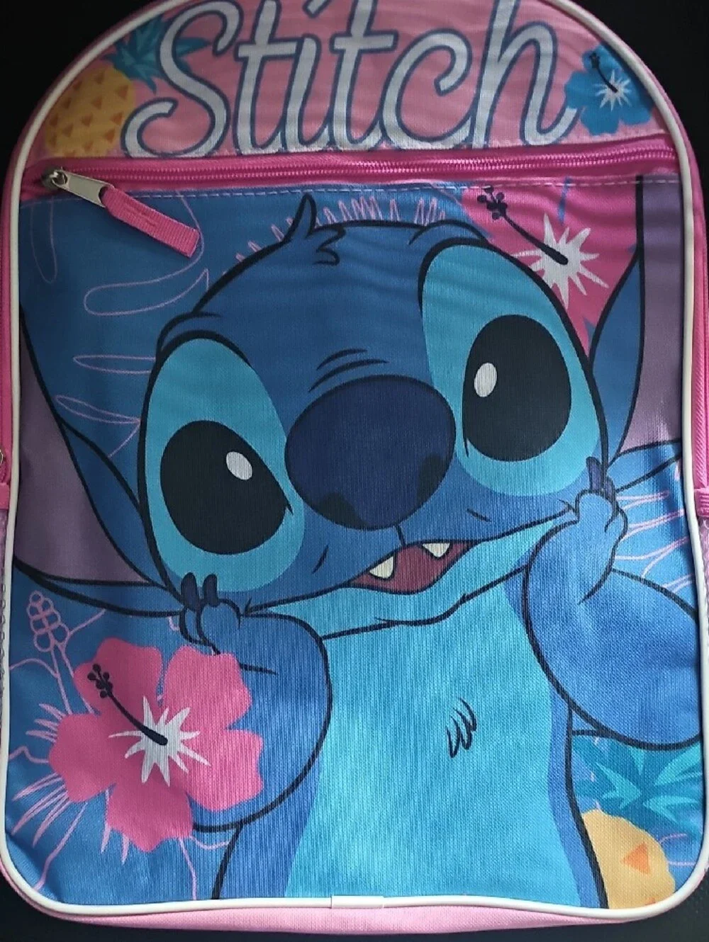 Disney Stitch Kids Backpack - Blue, Pink & Purple